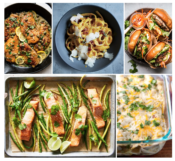 December 30-January 5th Meal Plan